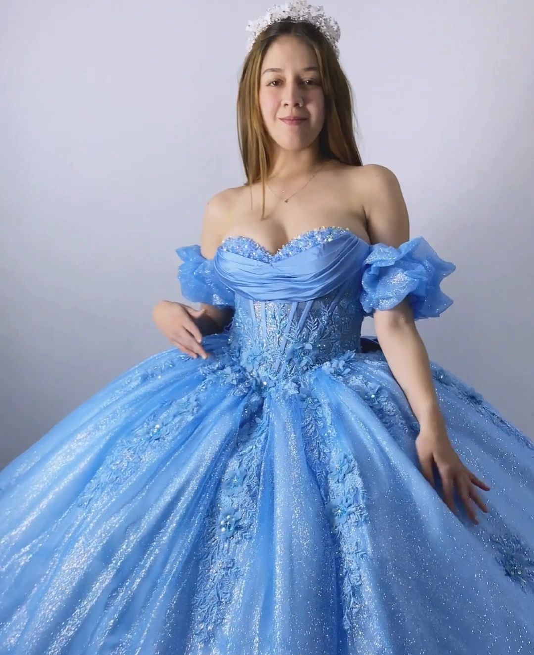 Vestido azul La Ideal